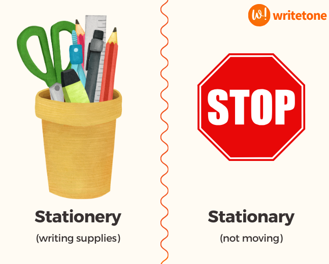  Stationary vs. Stationery